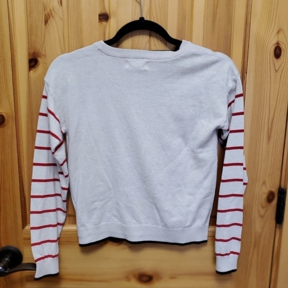 GAP X DISNEY COLLABORATION BEIGE SWEATER SEQUINS MICKEY MOUSE CHILDREN YOUTH XXL - Picture 2 of 13